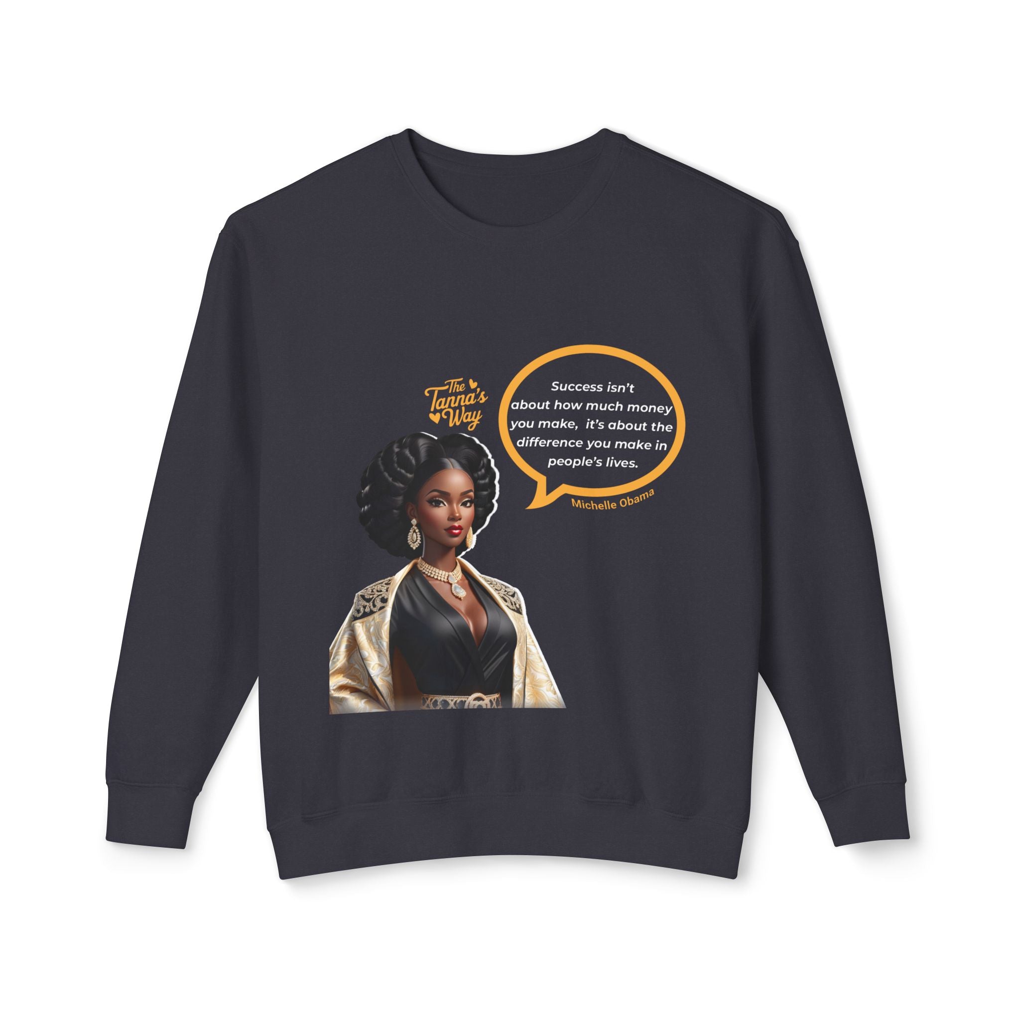 Michelle Obama | Unisex Lightweight Crewneck Sweatshirt